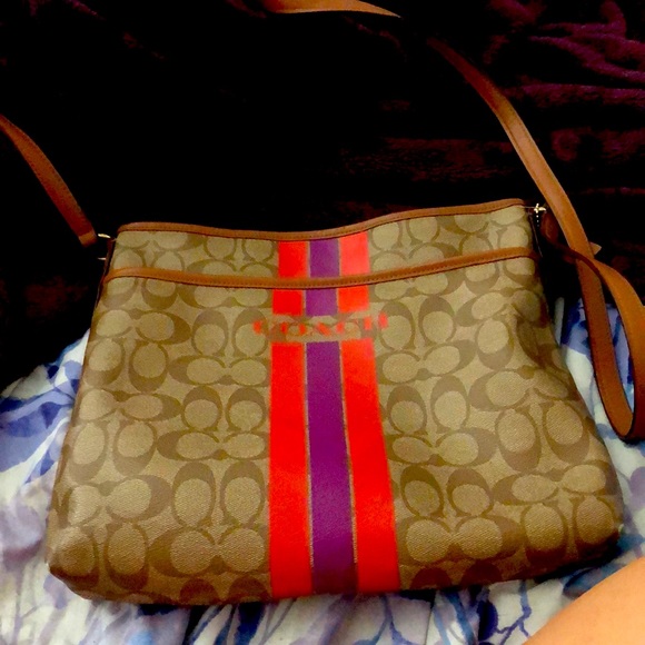 Coach Handbags - Coach crossbody Rowan file bag in canvas signature print